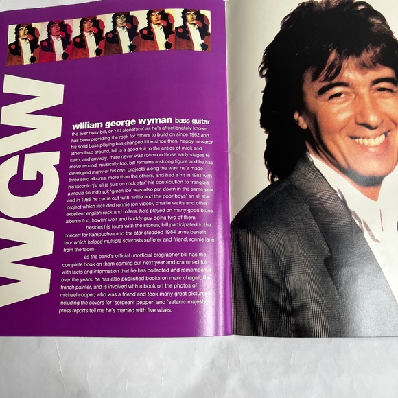 ROLLING STONES Concert Program Tour Book 12" x 16" STEEL WHEELS Canadian 1989 - Picture 6 of 11